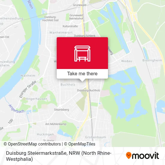 Duisburg Steiermarkstraße map