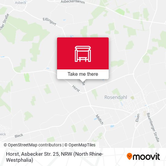 Horst, Asbecker Str. 25 map