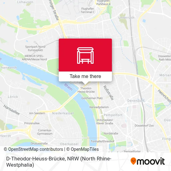 D-Theodor-Heuss-Brücke map
