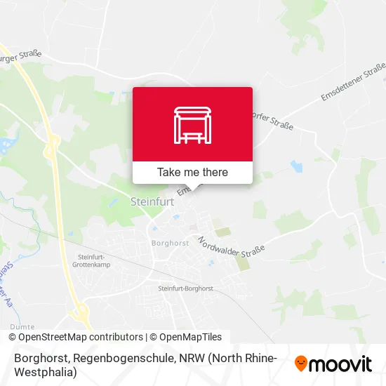 Карта Borghorst, Regenbogenschule