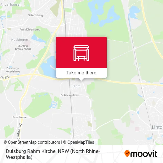 Duisburg Rahm Kirche map