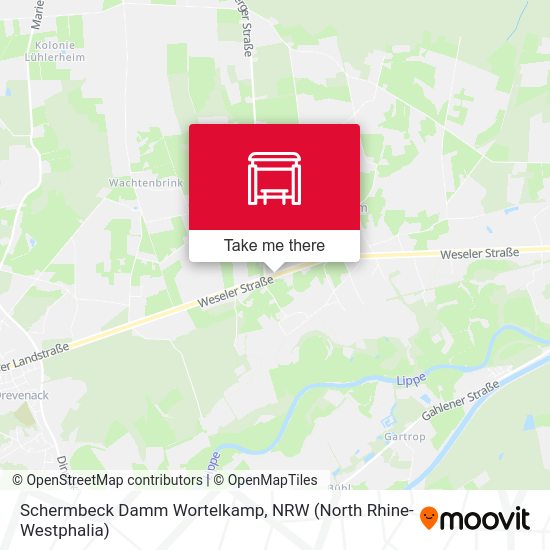 Schermbeck Damm Wortelkamp map