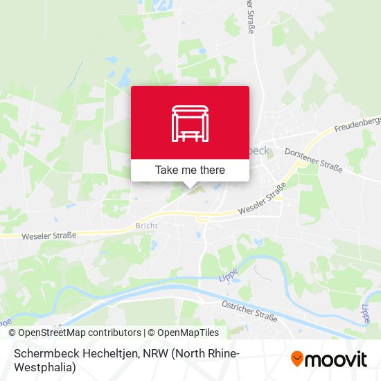 Schermbeck Hecheltjen map
