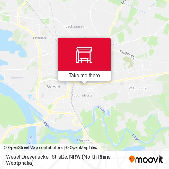 Карта Wesel Drevenacker Straße