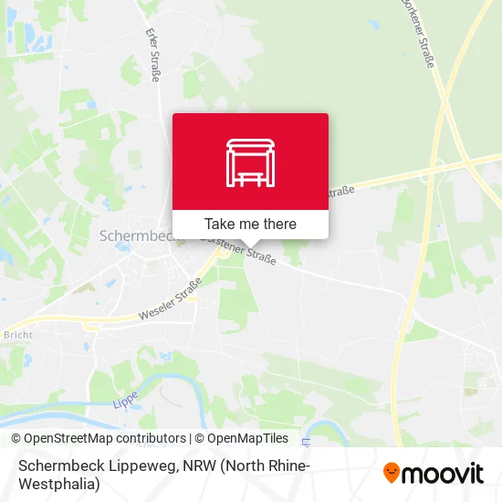 Карта Schermbeck Lippeweg