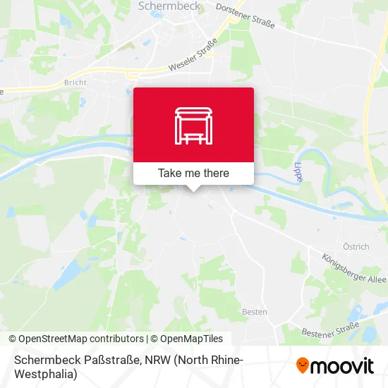 Карта Schermbeck Paßstraße