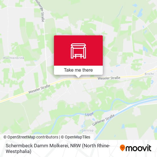 Schermbeck Damm Molkerei map
