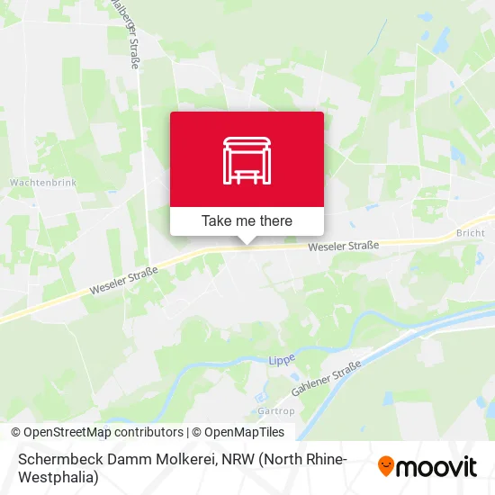 Карта Schermbeck Damm Molkerei