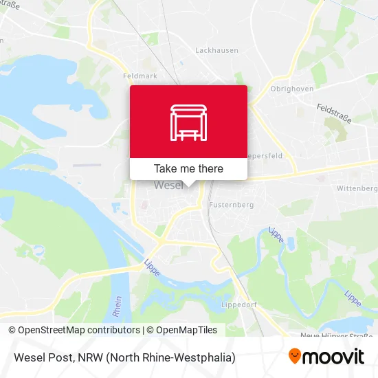 Карта Wesel Post