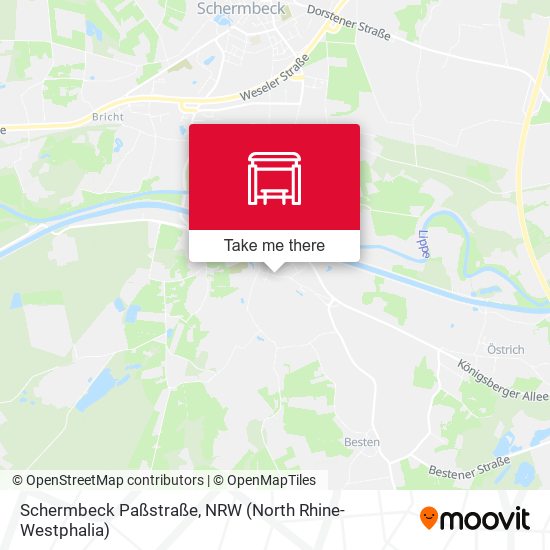 Schermbeck Paßstraße map