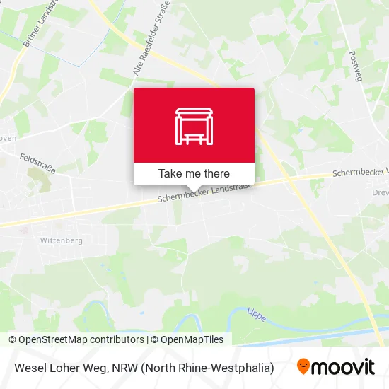 Карта Wesel Loher Weg