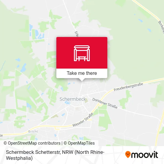 Карта Schermbeck Schetterstr