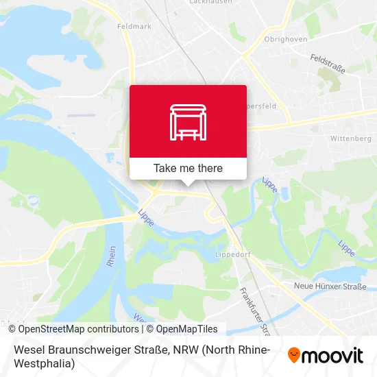 Карта Wesel Braunschweiger Straße