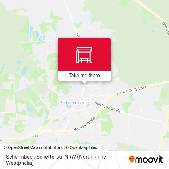 Карта Schermbeck Schetterstr