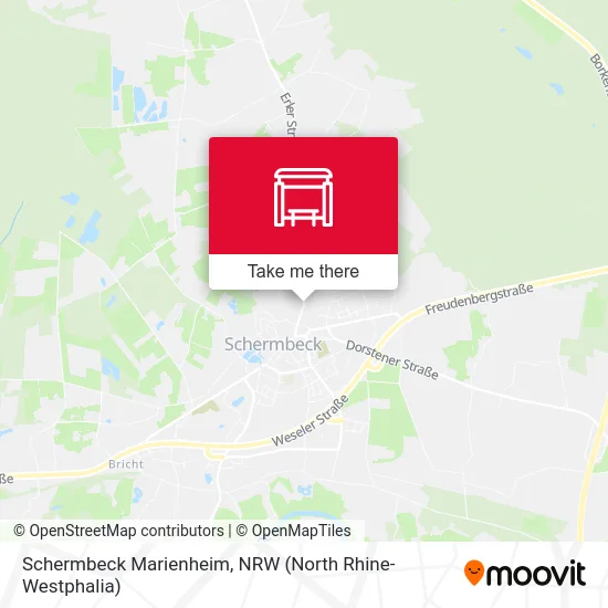 Schermbeck Marienheim map
