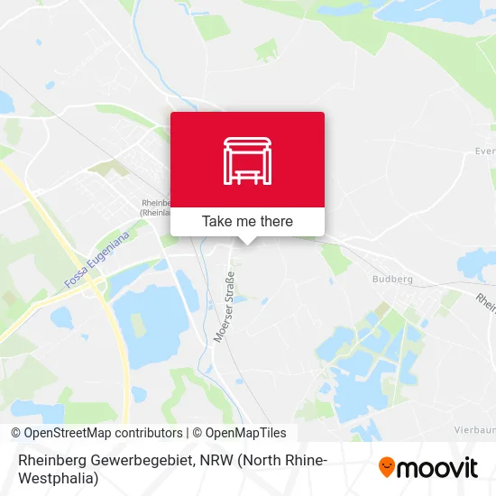 Карта Rheinberg Gewerbegebiet