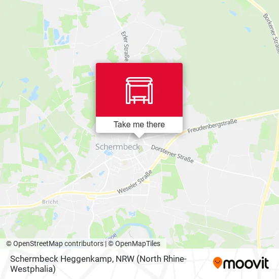 Карта Schermbeck Heggenkamp