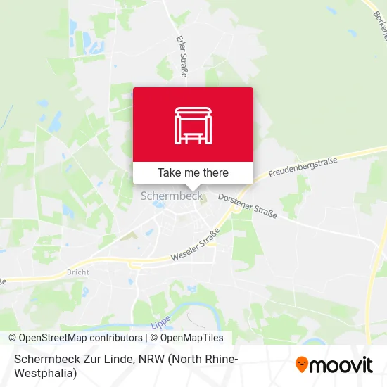 Карта Schermbeck Zur Linde