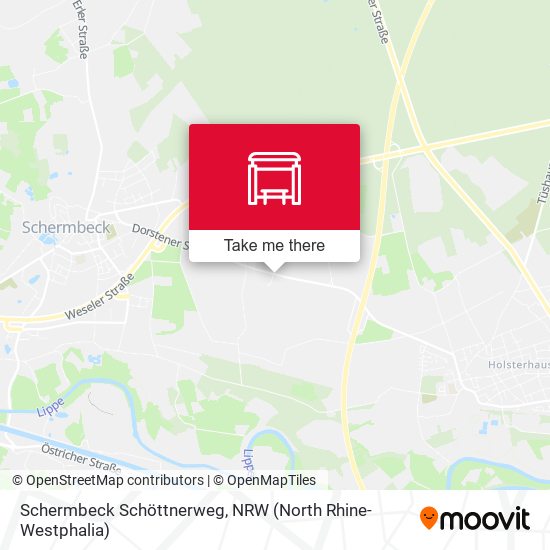 Schermbeck Schöttnerweg map