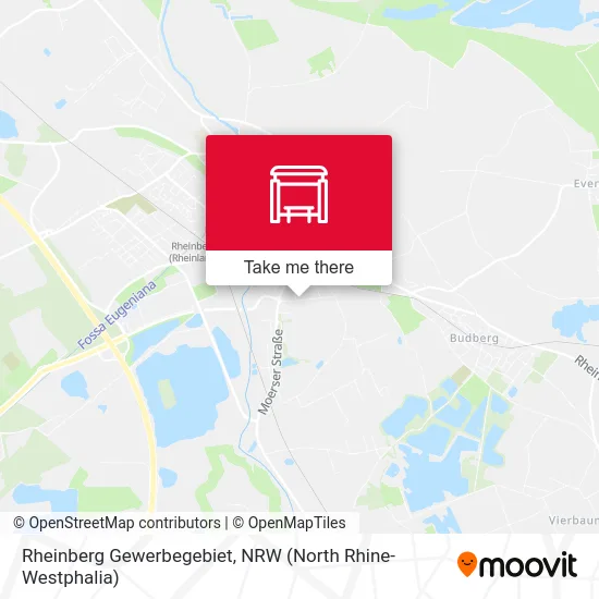 Rheinberg Gewerbegebiet map