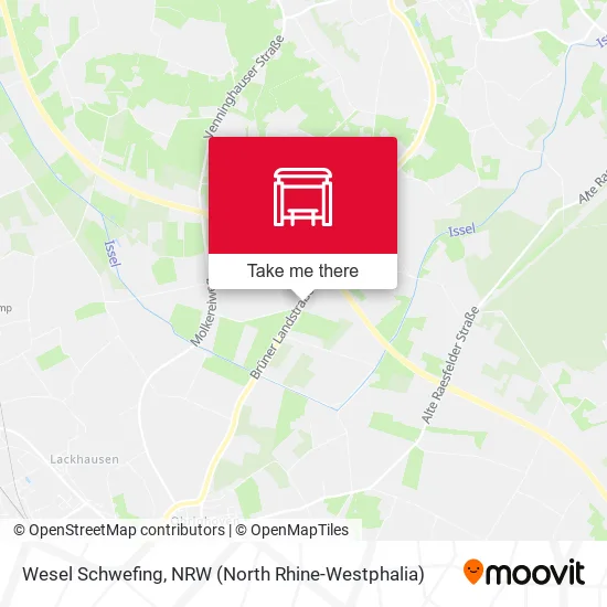 Карта Wesel Schwefing