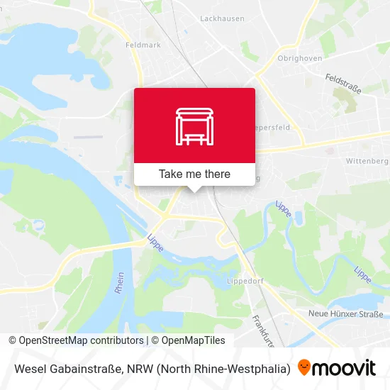 Wesel Gabainstraße map