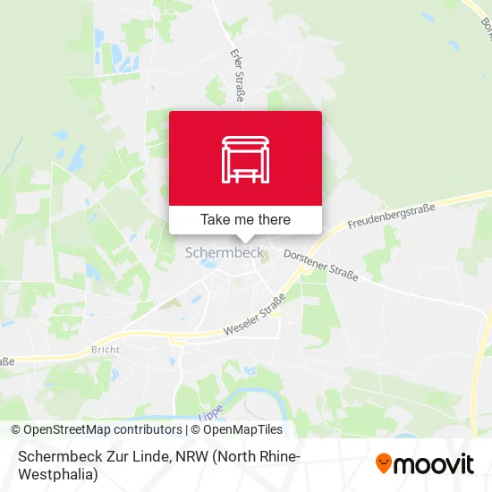 Карта Schermbeck Zur Linde