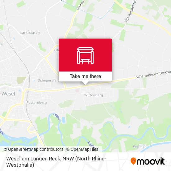 Карта Wesel am Langen Reck