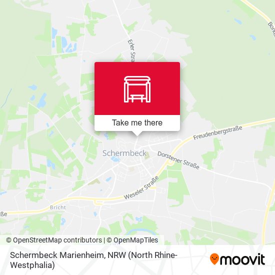 Schermbeck Marienheim map