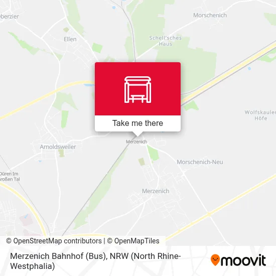 Merzenich Bahnhof (Bus) map