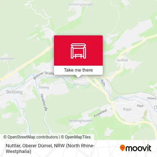 Nuttlar, Oberer Dümel map