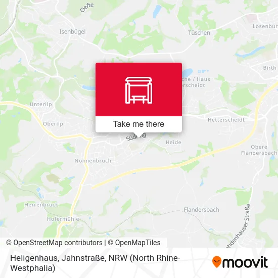 Карта Heligenhaus, Jahnstraße