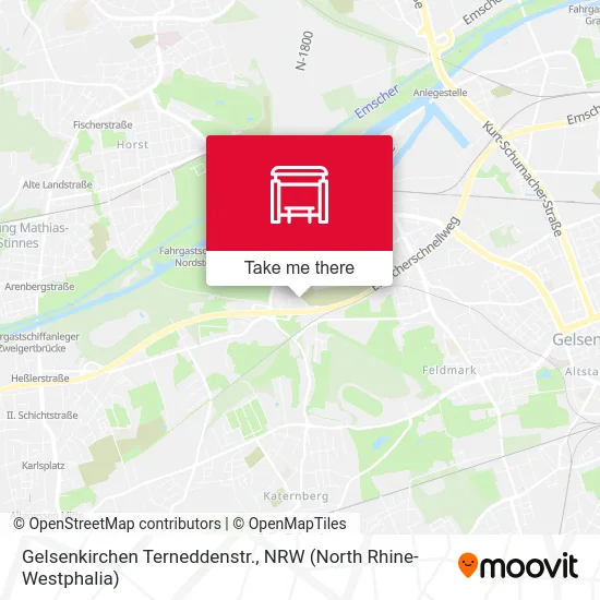 Карта Gelsenkirchen Terneddenstr.