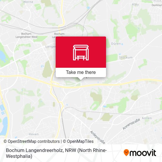Bochum Langendreerholz map