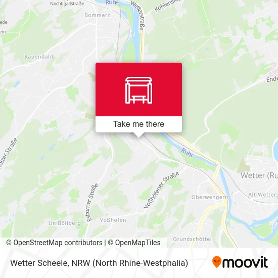 Карта Wetter Scheele