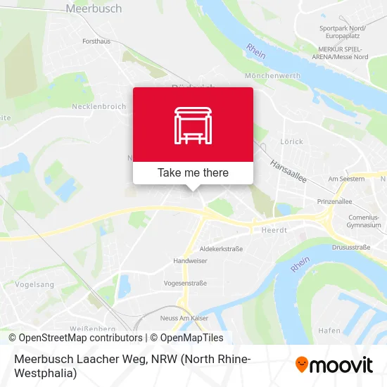 Карта Meerbusch Laacher Weg
