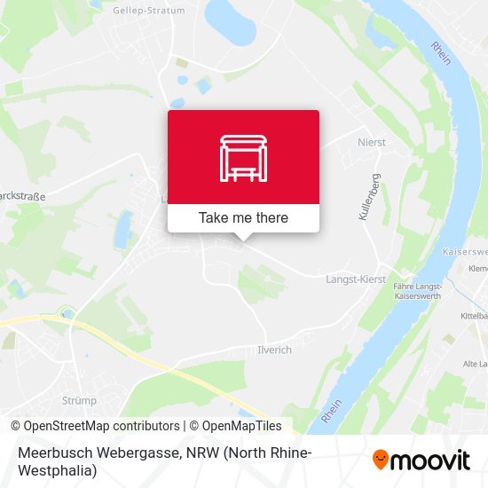 Meerbusch Webergasse map