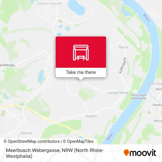 Карта Meerbusch Webergasse