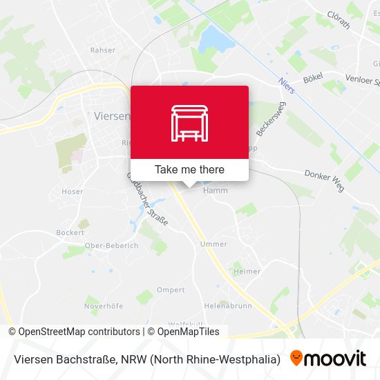 Viersen Bachstraße map