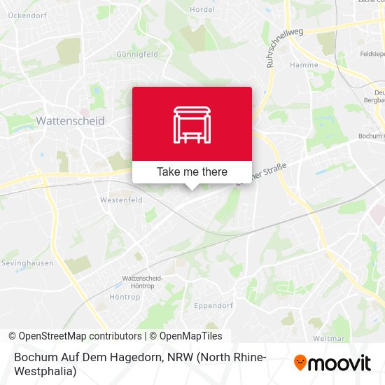 Bochum Auf Dem Hagedorn map