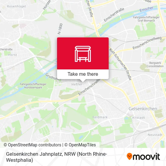 Карта Gelsenkirchen Jahnplatz