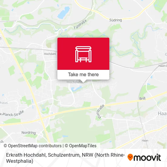 Карта Erkrath Hochdahl, Schulzentrum