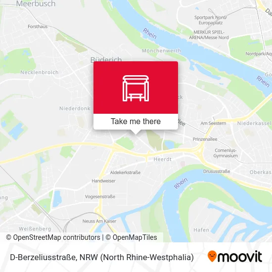 Карта D-Berzeliusstraße