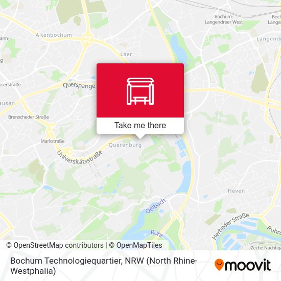 Bochum Technologiequartier map