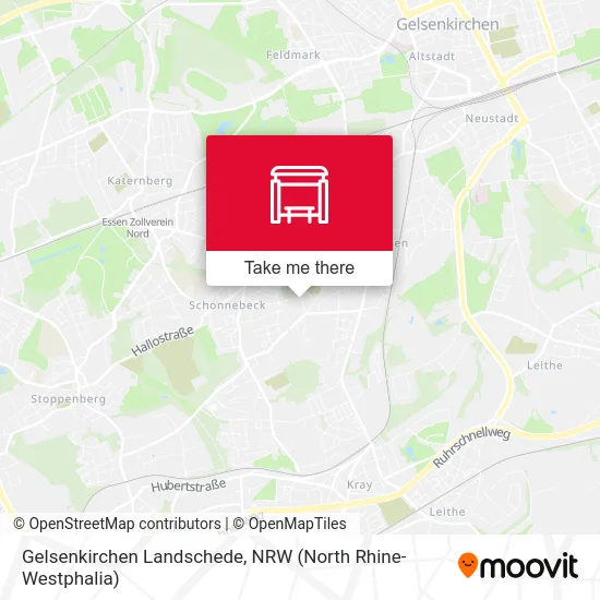 Карта Gelsenkirchen Landschede