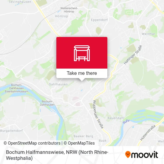 Карта Bochum Halfmannswiese