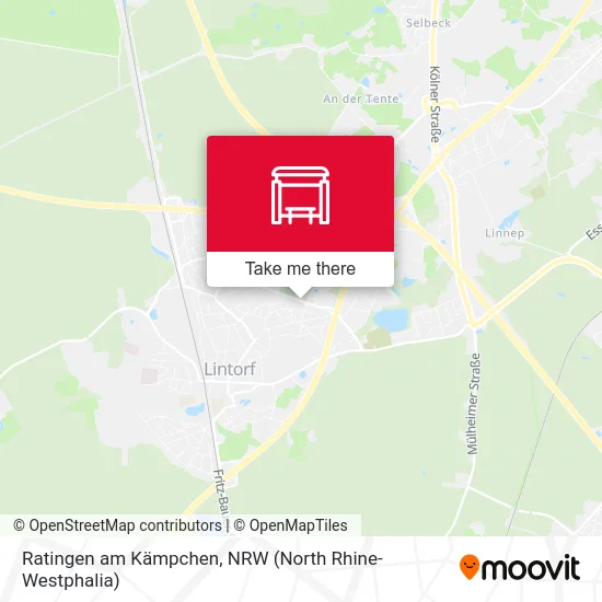 Карта Ratingen am Kämpchen