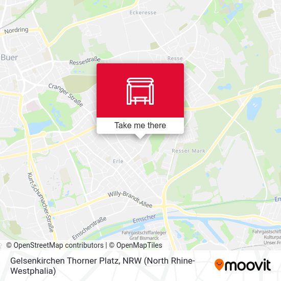 Gelsenkirchen Thorner Platz map