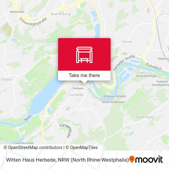 Witten Haus Herbede map