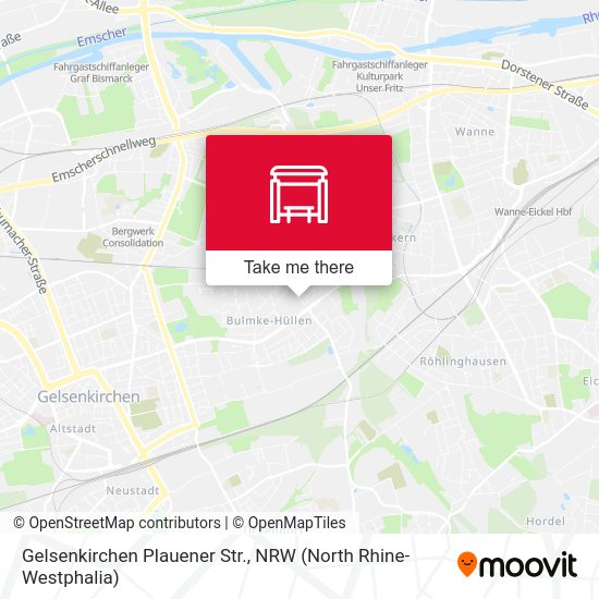 Gelsenkirchen Plauener Str. map
